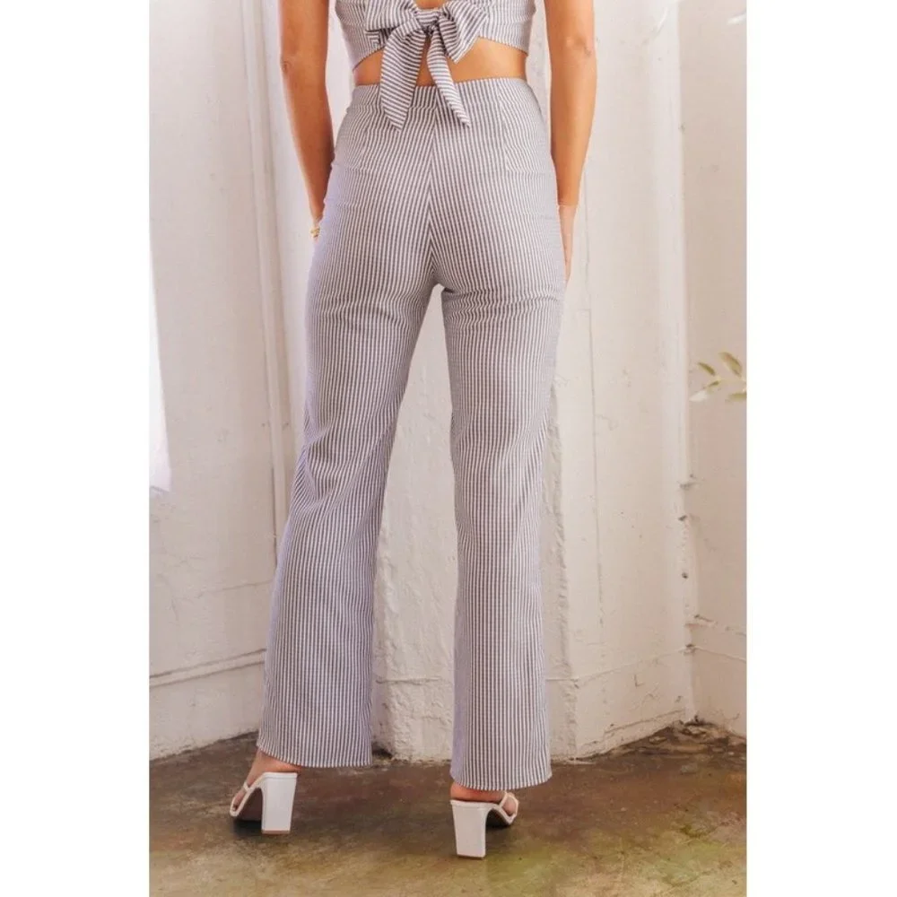 ❌SOLD OUT❌ BEST SHOT PINSTRIPE PANTS - Picture 3 of 3